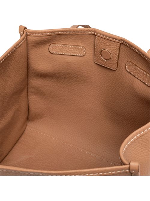 Shopping bag in pelle bubble double Clay GIANNI CHIARINI | BS 9330 BBL T.U.CLAY